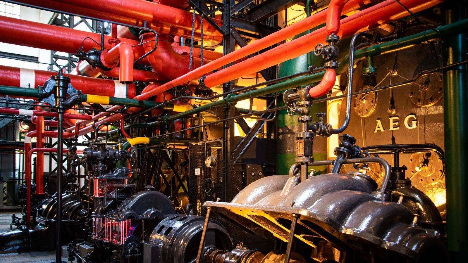 Marine engine room machinery